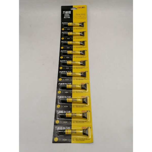 صمغ سائل 7 مل كرت × 10 Deli 7138