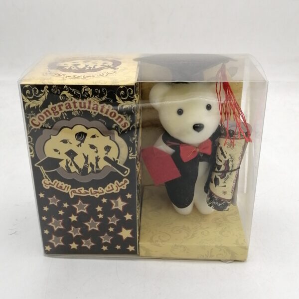 دب هدية تخرج مضيء