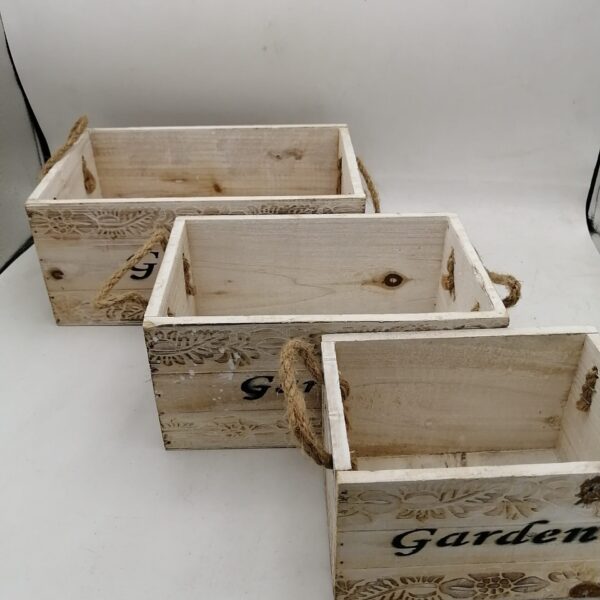 صندوق ورد 3 قطع خشب 653/1